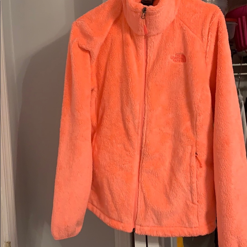 Ladies Large North Face Faux Fur